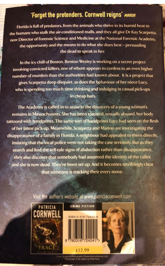 Predator - Patricia Cornwell (- Paperback) book collectible [Barcode 9780316724241] - Main Image 2