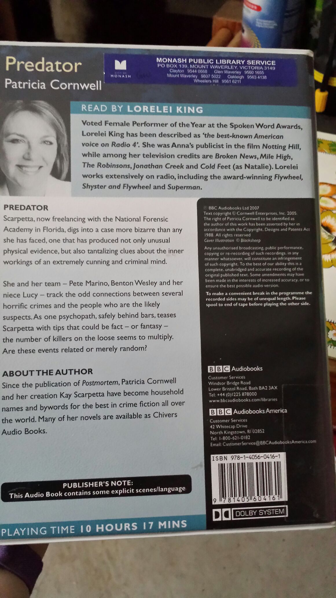 Predator - Terri Blackstock (Chivers Audio Books - Audiobook) book collectible [Barcode 9781405604161] - Main Image 2