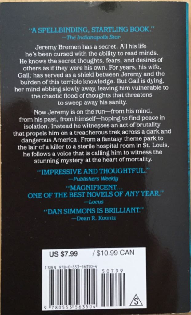 The Hollow Man - Dan Simmons (Bantam Science Fiction - Paperback) book collectible [Barcode 9780553563504] - Main Image 2