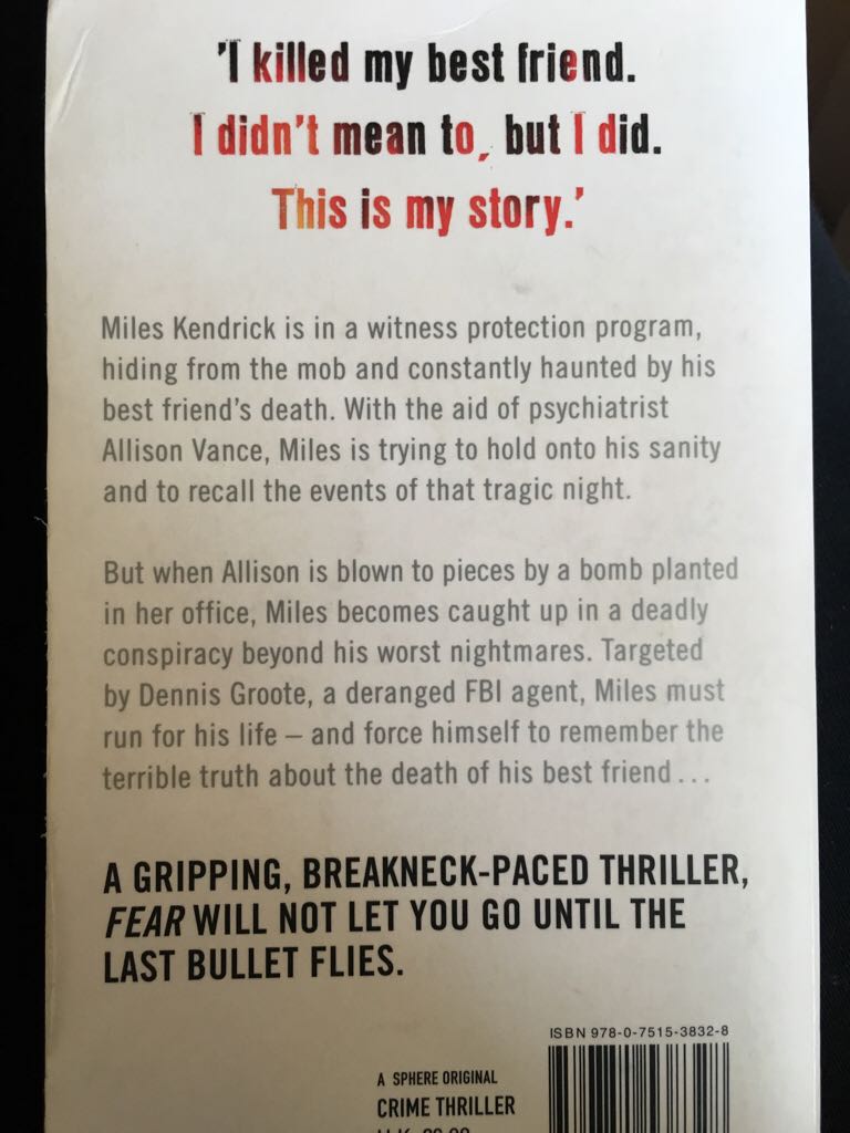 Fear - Osho (Sphere - Paperback) book collectible [Barcode 9780751538328] - Main Image 2