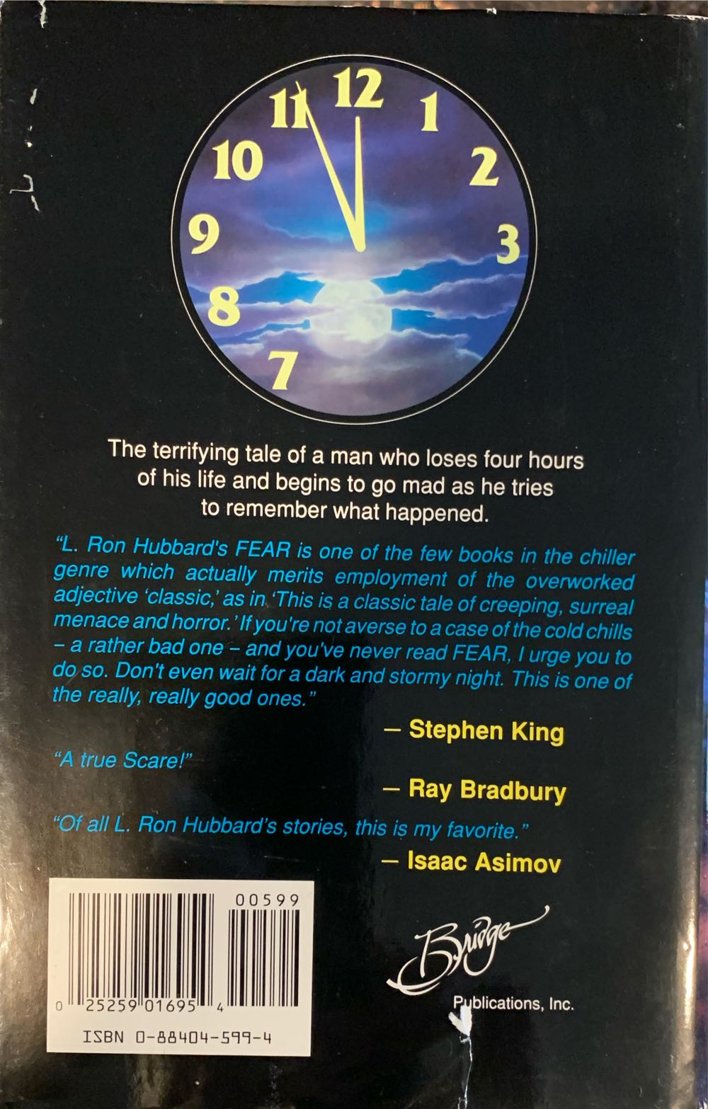 Fear - L. Ron Hubbard (Bridge Publications - Hardcover) book collectible [Barcode 9780884045991] - Main Image 2
