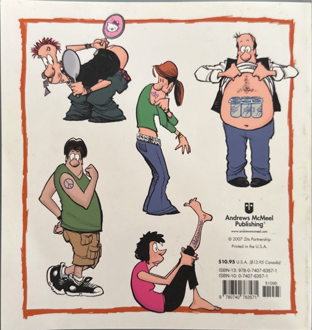 Zits 12: Rude, Crude, and Tattooed - Jerry Scott (Andrews McMeel Publishing - Paperback) book collectible [Barcode 9780740763571] - Main Image 2