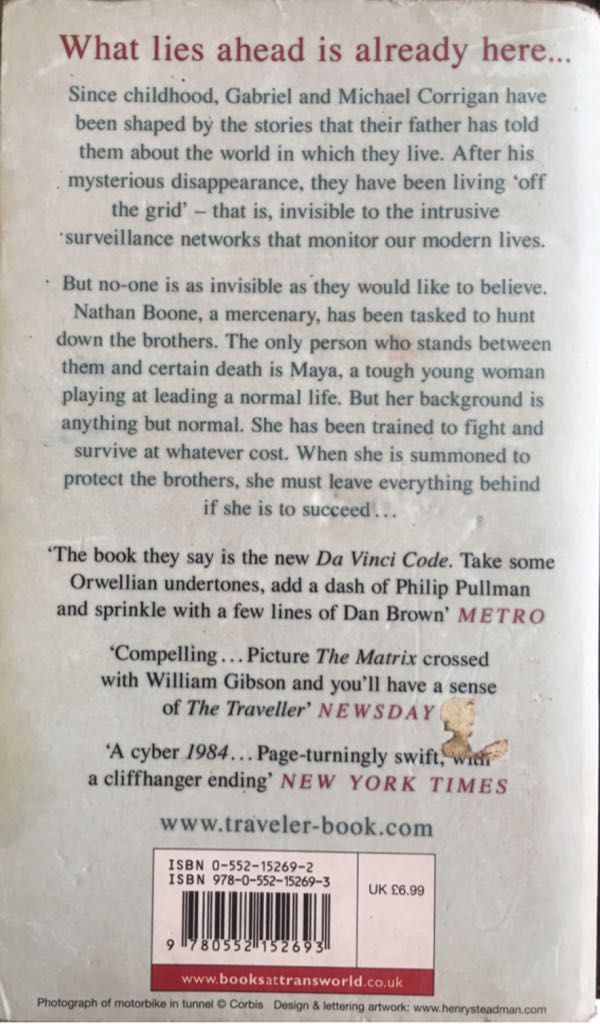 The Traveller - John Twelve Hawks (Corgi Books - Paperback) book collectible [Barcode 9780552152693] - Main Image 2