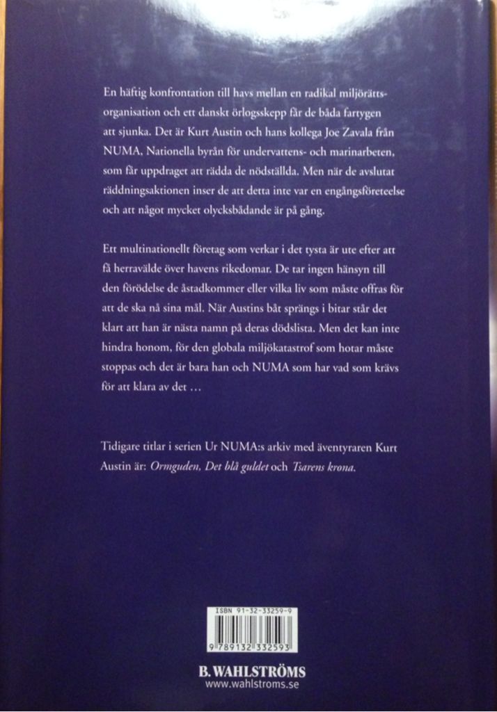 White Death - Clive Cussler (Putnam - Hardcover) book collectible [Barcode 9780399150418] - Main Image 2