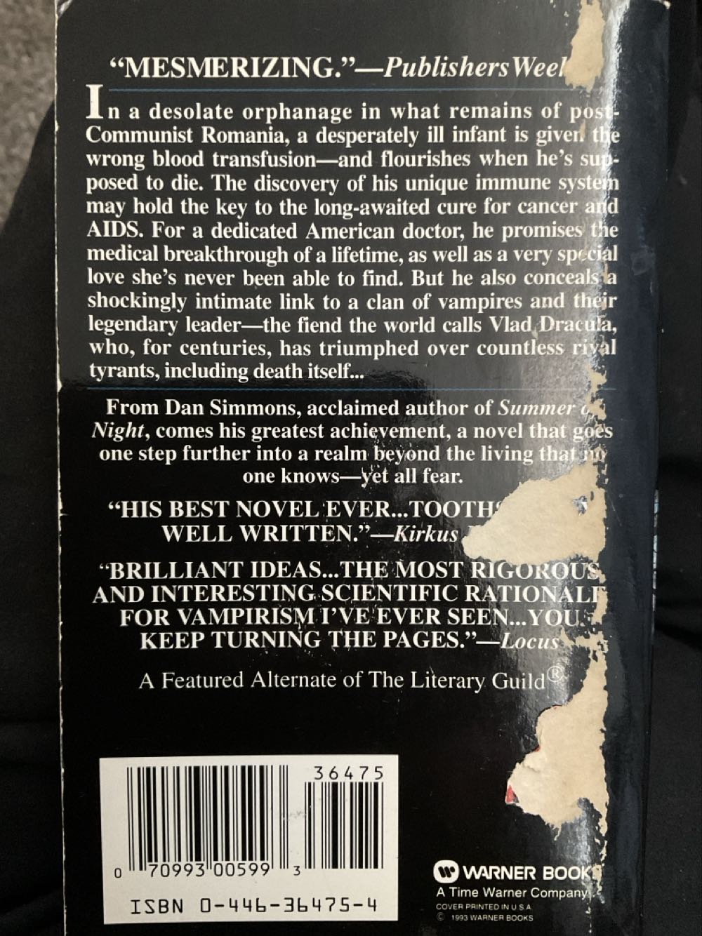 Children Of The Night - Dan Simmons (Grand Central Pub - Paperback) book collectible [Barcode 9780446364751] - Main Image 2