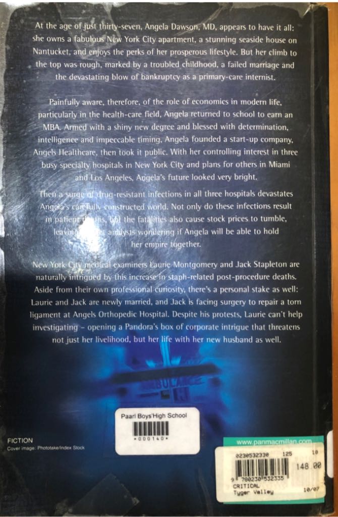 Critical - Robin Cook (G. P. Putnam’s Sons - Hardcover) book collectible [Barcode 9780399154232] - Main Image 2