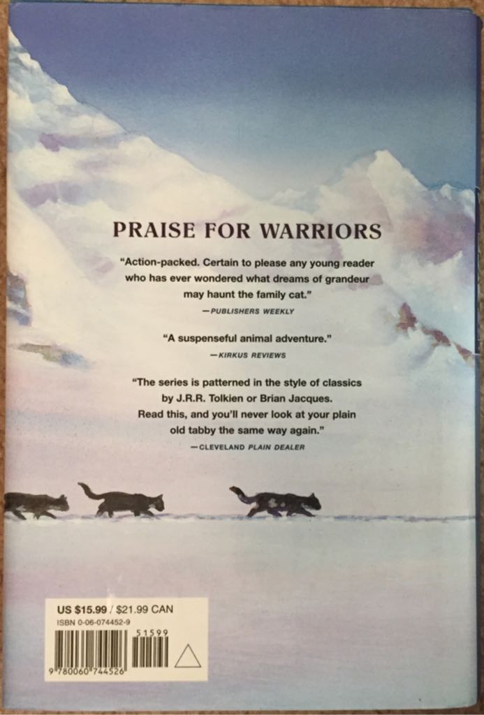 Warriors: The New Prophecy: Moonrise - Erin Hunter (Harpercollins Childrens Books - Hardcover) book collectible [Barcode 9780060744526] - Main Image 2