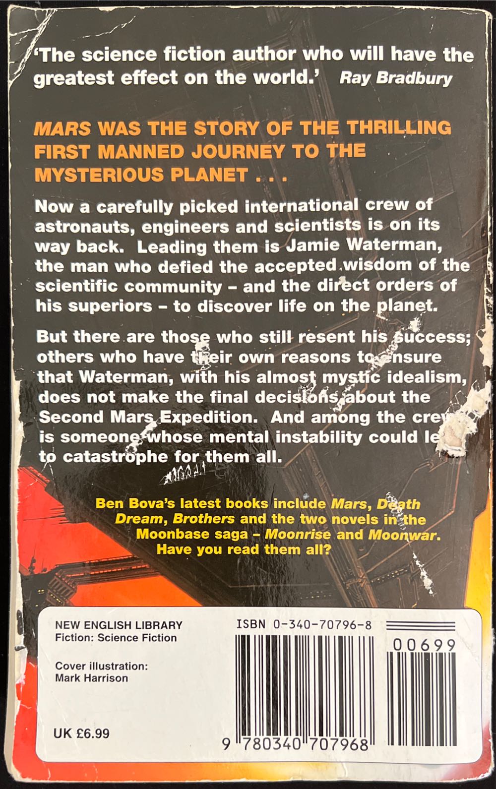 Grand Tour #7: Return to Mars - Ben Bova (New English Library - Paperback) book collectible [Barcode 9780340707968] - Main Image 2