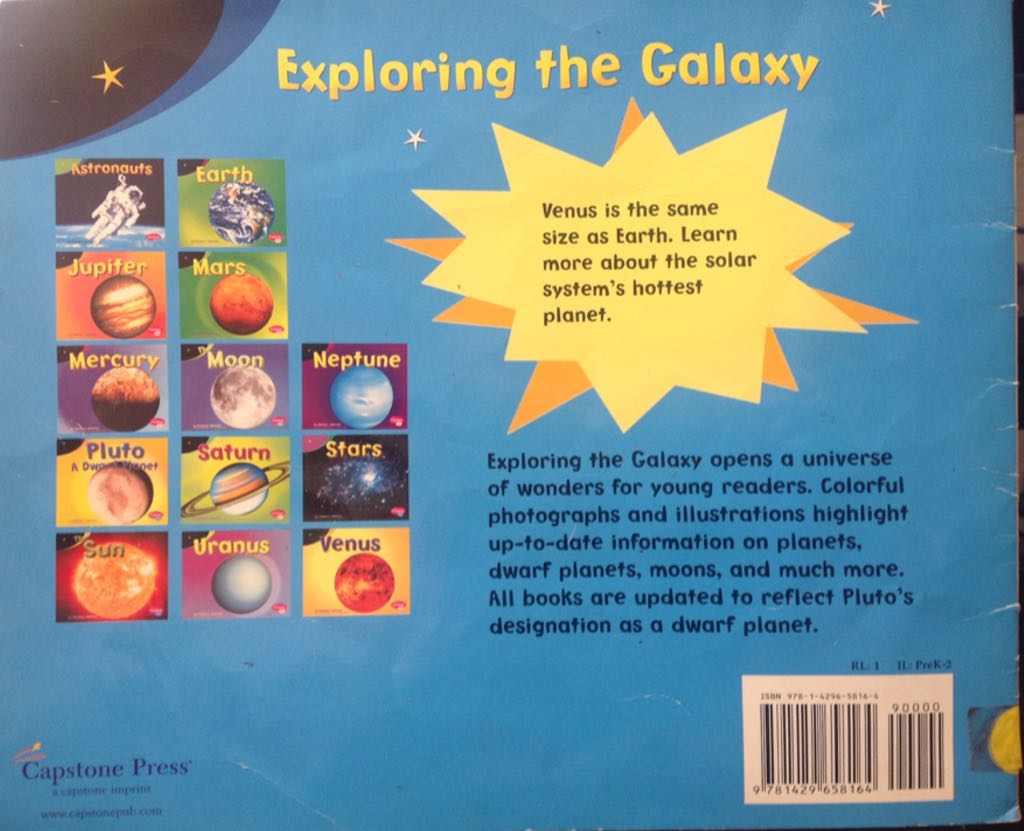 Venus - Thomas K Adamson (Pebble Plus - Paperback) book collectible [Barcode 9781429658164] - Main Image 2