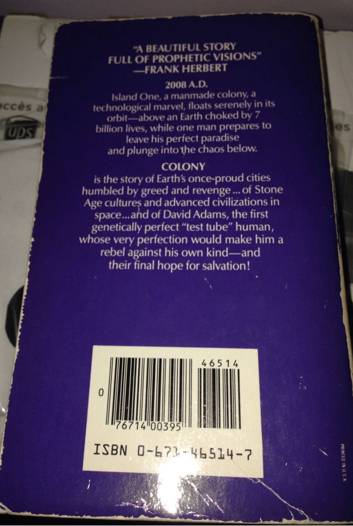 Colony - Ben Bova (Pocket) book collectible [Barcode 9780671465148] - Main Image 2