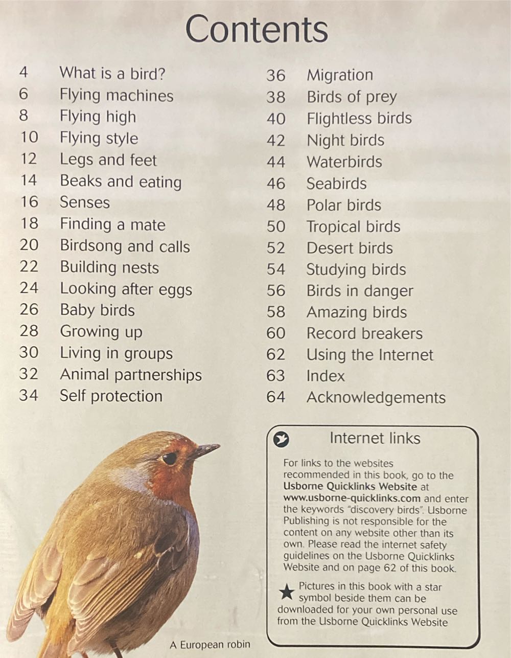 Birds - Gillian Doherty (Usborne Pub Limited - Hardcover) book collectible [Barcode 9780794522445] - Main Image 3