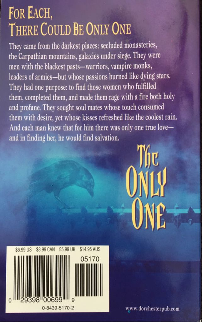 Only One, The - Christine Feehan (Leisure Books - Paperback) book collectible [Barcode 9780843951707] - Main Image 2