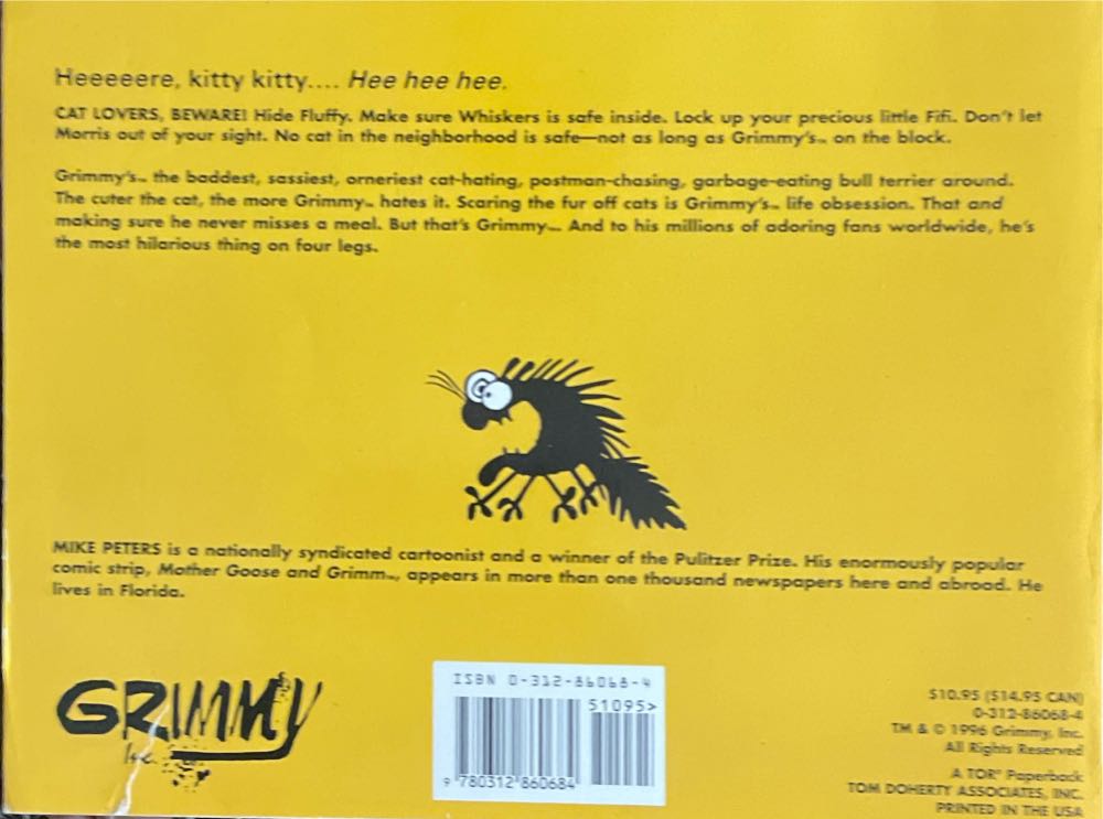 Grimmy 16: Friends Don’t Let Friends Own Cats! - Mike Peters (Tor Books - Paperback) book collectible [Barcode 9780312860684] - Main Image 2