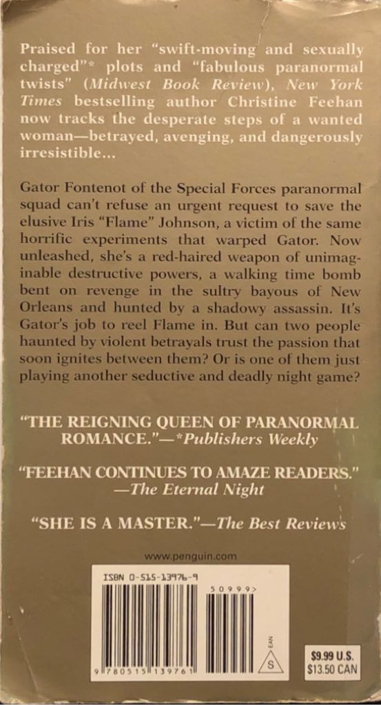 Night Game - Christine Feehan (Jove - Paperback) book collectible [Barcode 9780515139761] - Main Image 2