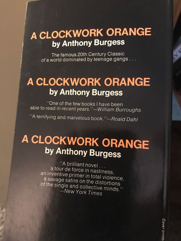 A Clockwork Orange - Anthony Burgess (Ballantine Books - Paperback) book collectible [Barcode 9782298055917] - Main Image 2