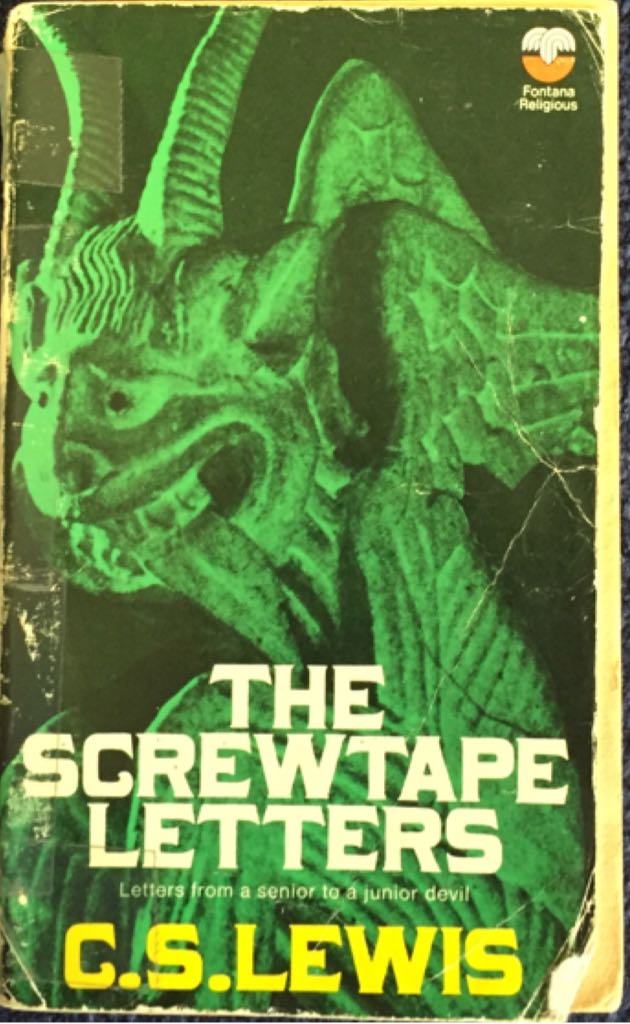 The Screwtape Letters - Lewis (Collins Clear-Type Press - Paperback) book collectible - Main Image 1
