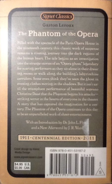 Phantom of the Opera, The - Gaston Leroux (Signet - Paperback) book collectible [Barcode 9780451531872] - Main Image 2