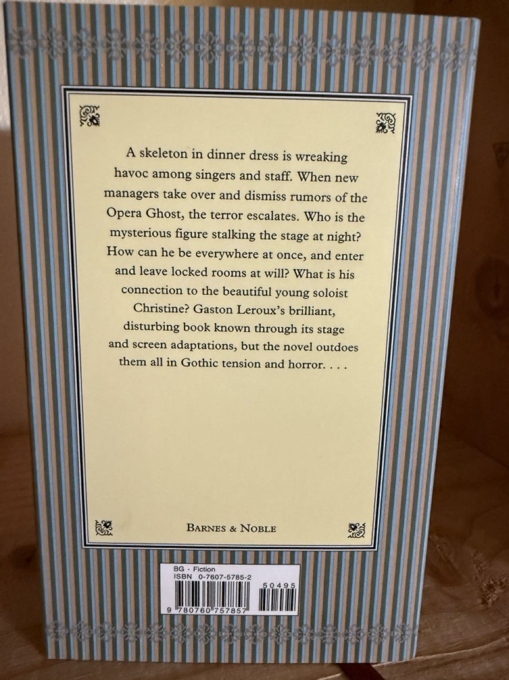 The Phantom of the Opera - gaston leroux (Barns & Noble - Hardcover) book collectible [Barcode 9780760757857] - Main Image 2