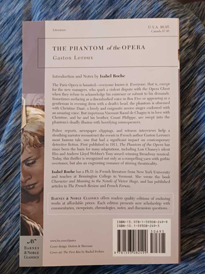 The Phantom of the Opera - Gaston Leroux (Barnes & Noble Books - Paperback) book collectible [Barcode 9781593082499] - Main Image 2