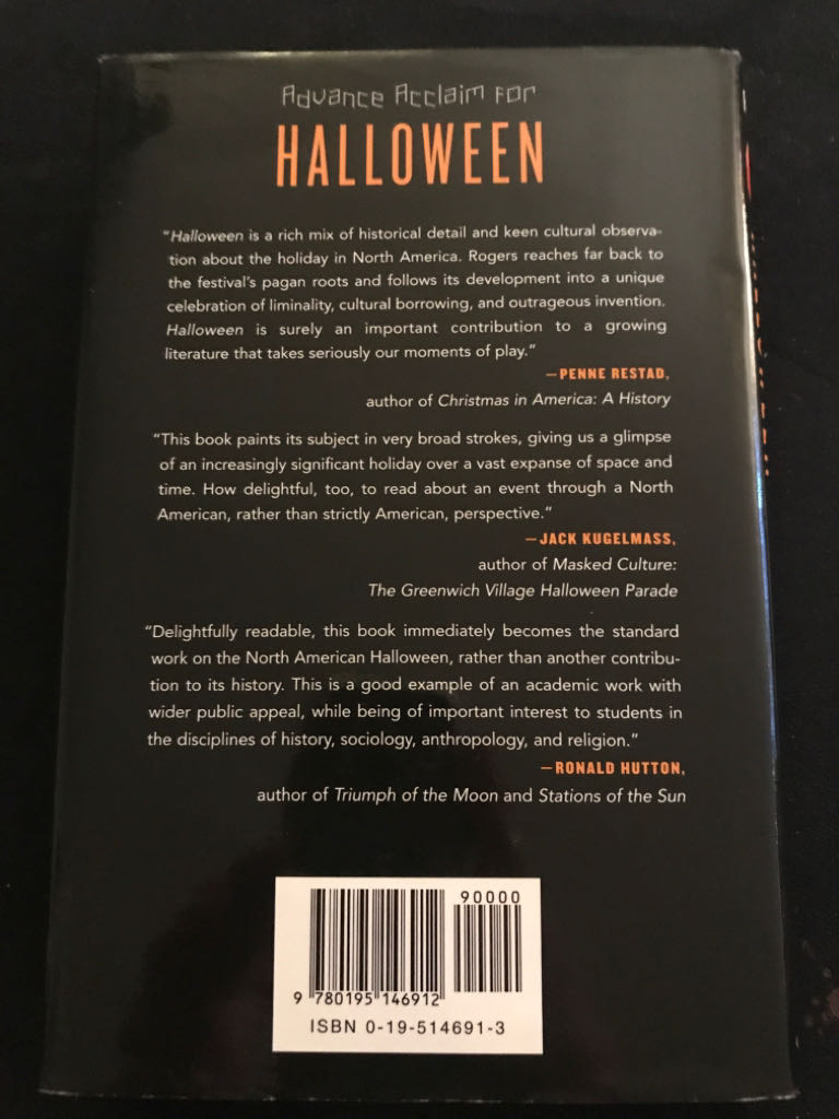 Halloween - Nicholas Rogers (Oxford University Press, USA - Hardcover) book collectible [Barcode 9780195146912] - Main Image 2