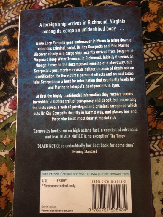 Black Notice  (Paperback) book collectible [Barcode 0399145087] - Main Image 2