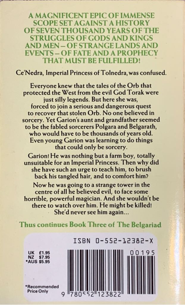 3 Magicians Gambit - David Eddings (Corgi - Kindle) book collectible [Barcode 9780552123822] - Main Image 2