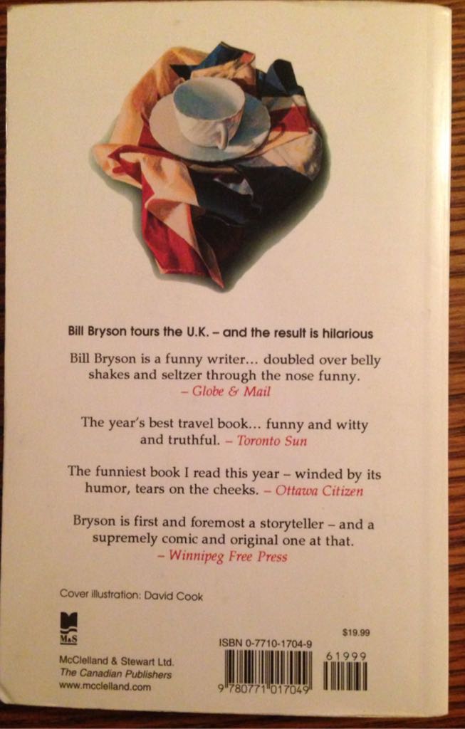 Notes From A Small Island - Bill Bryson (M&S - Paperback) book collectible [Barcode 9780771017049] - Main Image 2