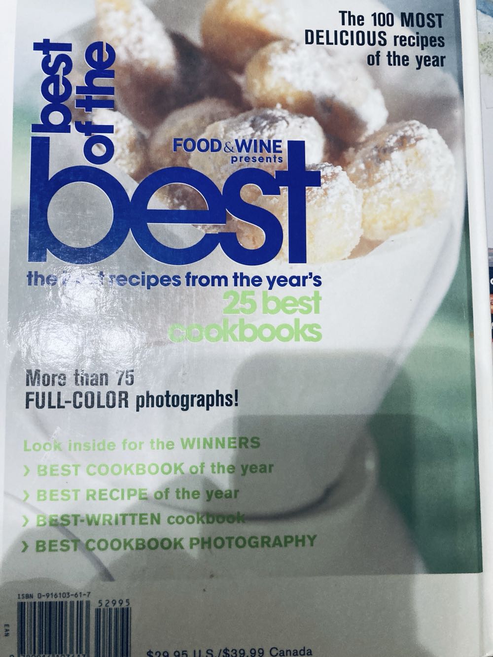 Food & Wine Best of the Best 2000 - Food & Wine (American Express Publishing - Hardcover) book collectible [Barcode 9780916103613] - Main Image 2