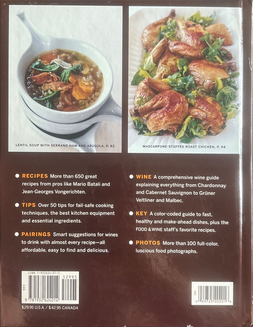 Food and Wine an Entire Year of Recipes 2005 - Kate Heddings (American Express Food & Wine Magazine Corporation - Hardcover) book collectible [Barcode 9781932624014] - Main Image 2