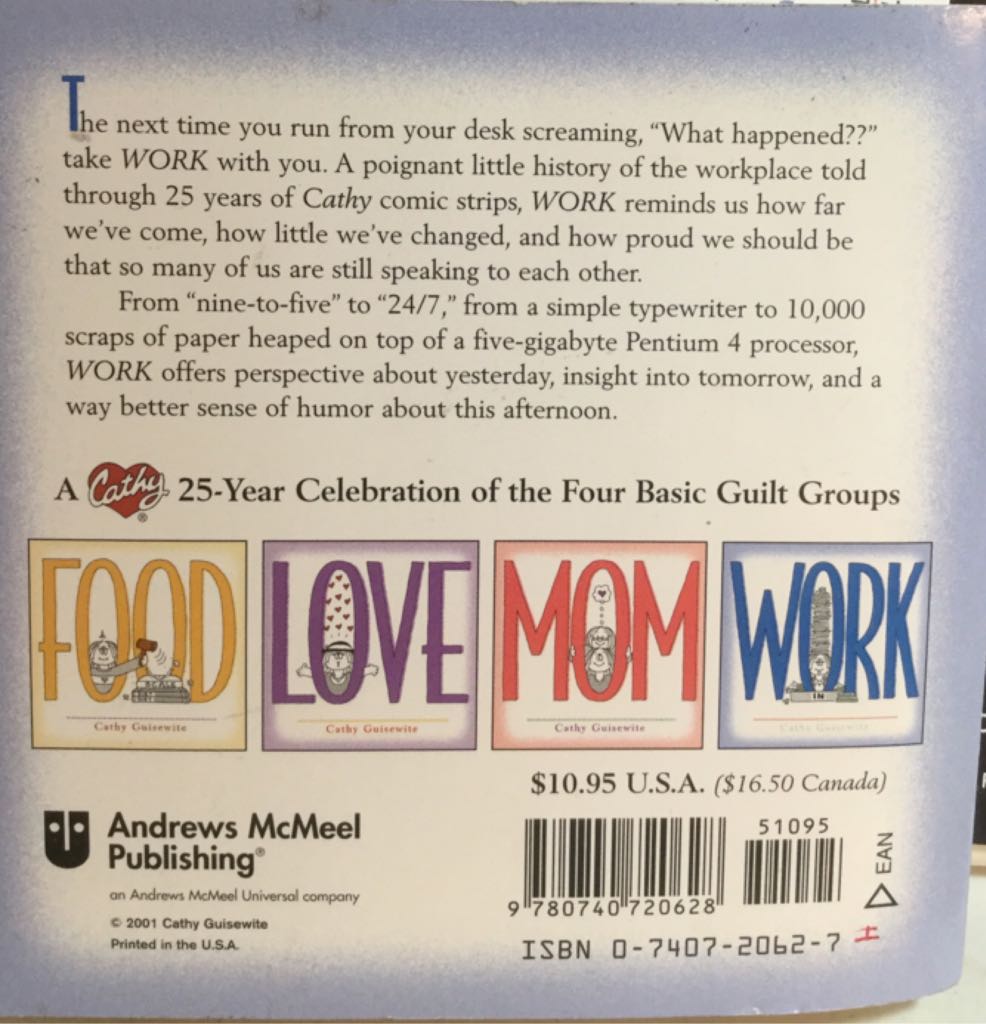 Work - Morris, Ann (Andrews McMeel Publishingl - Paperback) book collectible [Barcode 9780740720628] - Main Image 2