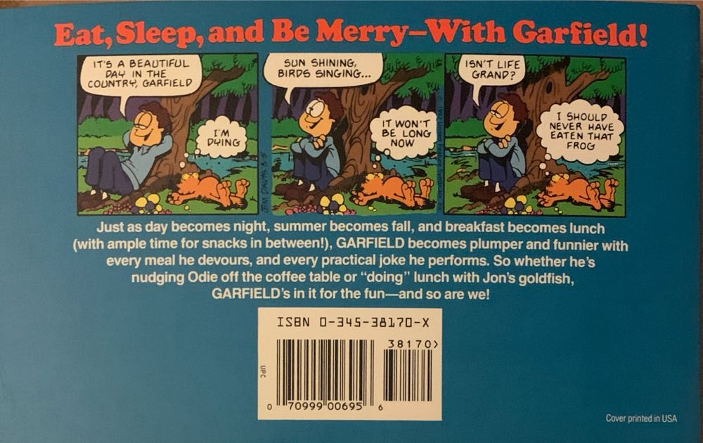 G24: Garfield Takes His Licks - Jim Davis (Ballantine Books - Paperback) book collectible [Barcode 9780345525871] - Main Image 2