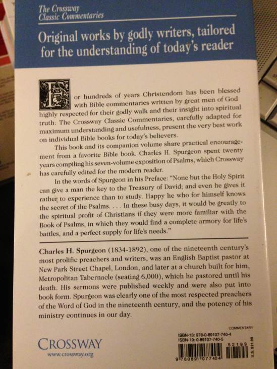 Psalms Vol II - Spurgeon, Charles (Crossway Books - Paperback) book collectible [Barcode 9780891077404] - Main Image 2