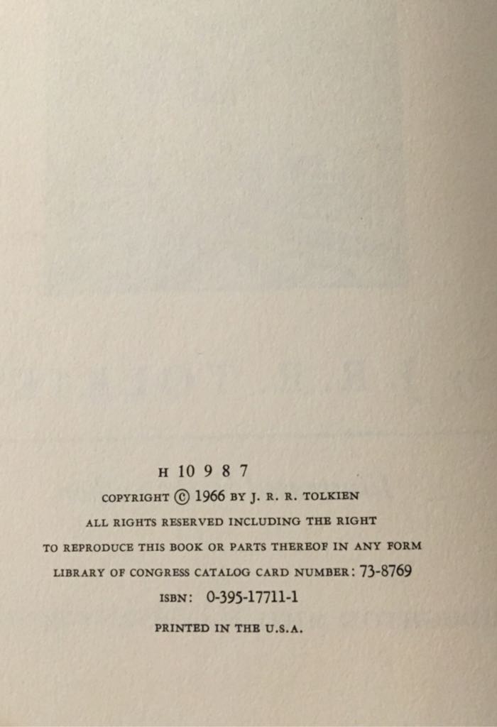 The Hobbit  - J. R. (Boston : Houghton Mifflin Company - Calf-Binding) book collectible - Main Image 2