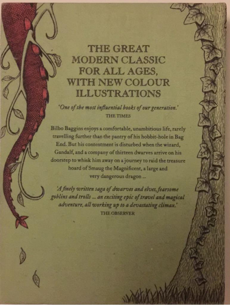 The Hobbit  - J.R.R. Tolkien (Harper Collins  - Hardcover) book collectible - Main Image 2