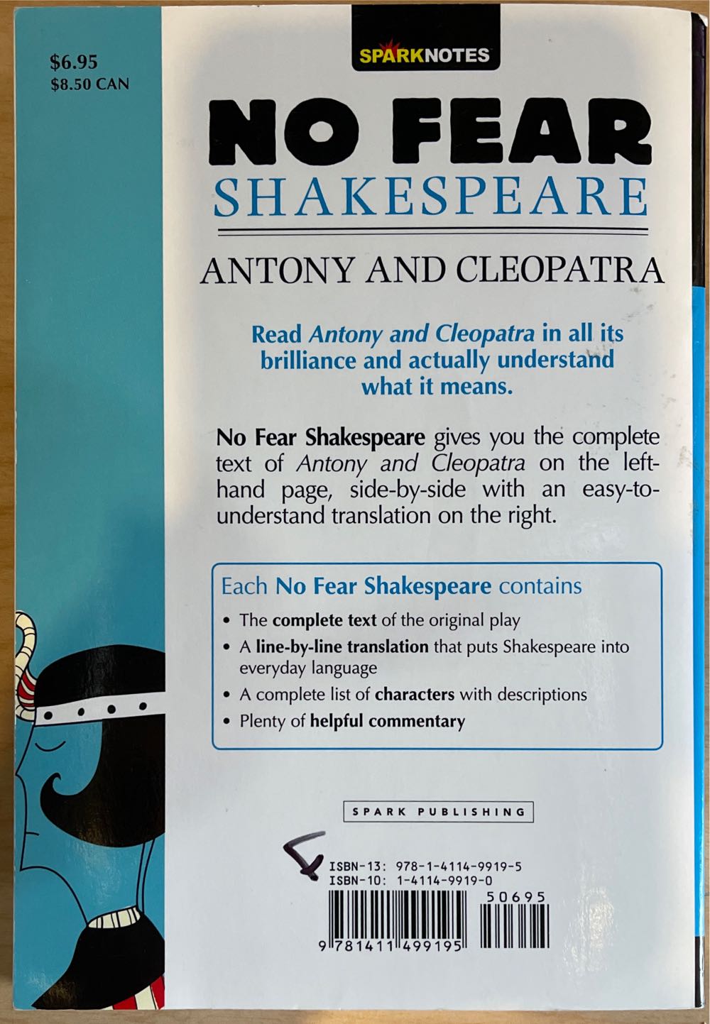 Antony and Cleopatra - William Shakespeare (Spark Notes - Paperback) book collectible [Barcode 9781411499195] - Main Image 2