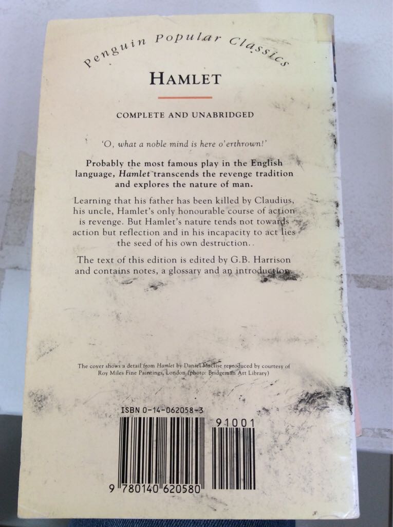 Hamlet - William Shakespeare (Penguin Classics - Paperback) book collectible [Barcode 9780140620580] - Main Image 2