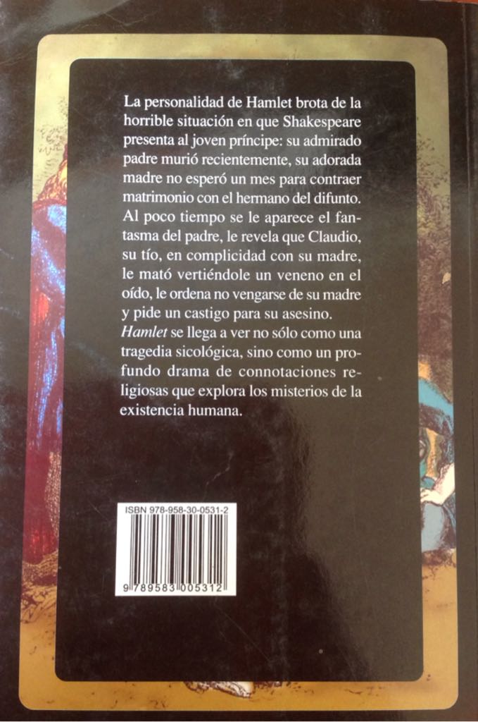 Hamlet  (Editorial Panamericana) book collectible [Barcode 9789583005312] - Main Image 2