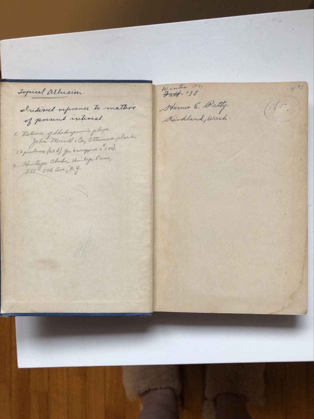 Hamlet - William Shakespeare (The Riverside Press - Hardcover) book collectible - Main Image 3