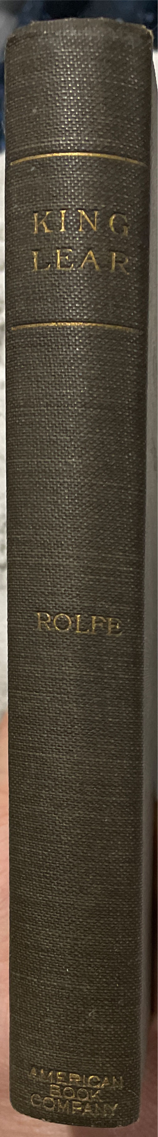 King Lear - William Shakespeare (American Book Company - Hardcover) book collectible [Barcode 9780968113424] - Main Image 2