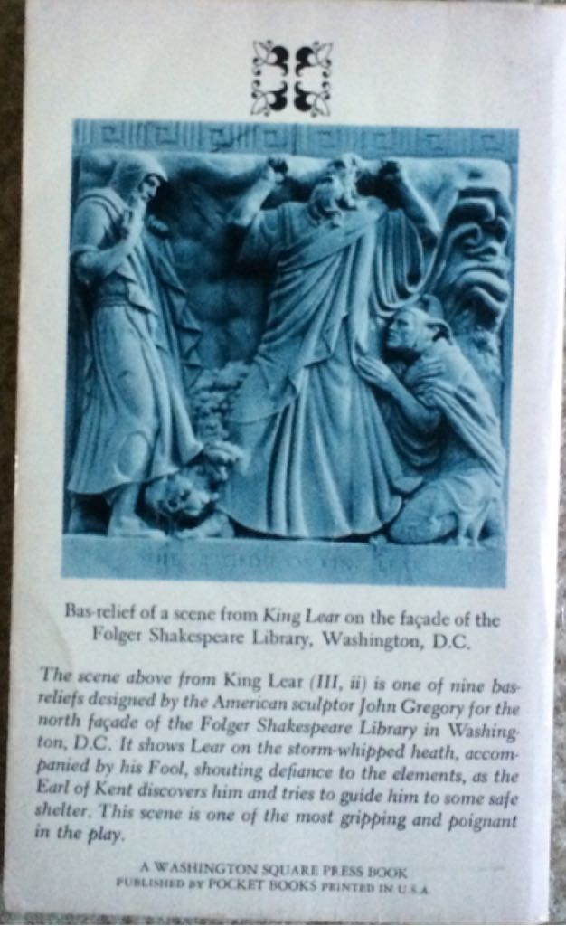 King Lear - William Shakespeare (Pocket Books - Paperback) book collectible - Main Image 2
