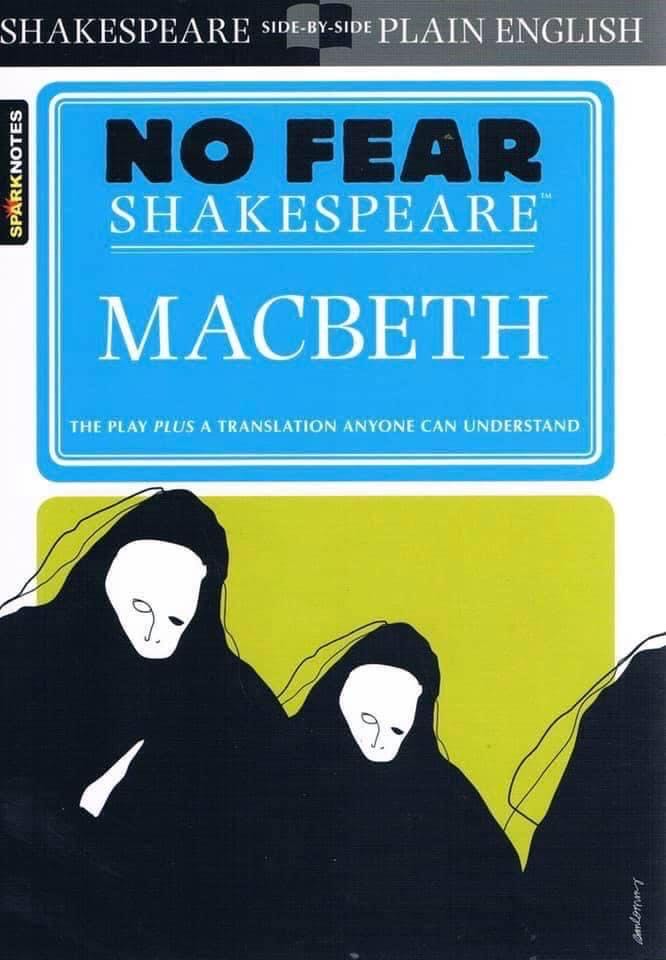 No Fear: Macbeth - William Shakespeare (SparkNotes - Paperback) book collectible [Barcode 9781586638467] - Main Image 2