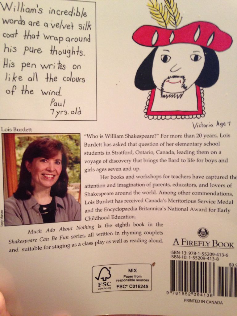 Much Ado About Nothing - Lois Burdett (Willowdale, Ont. : Firefly Books) book collectible [Barcode 9781552094136] - Main Image 2