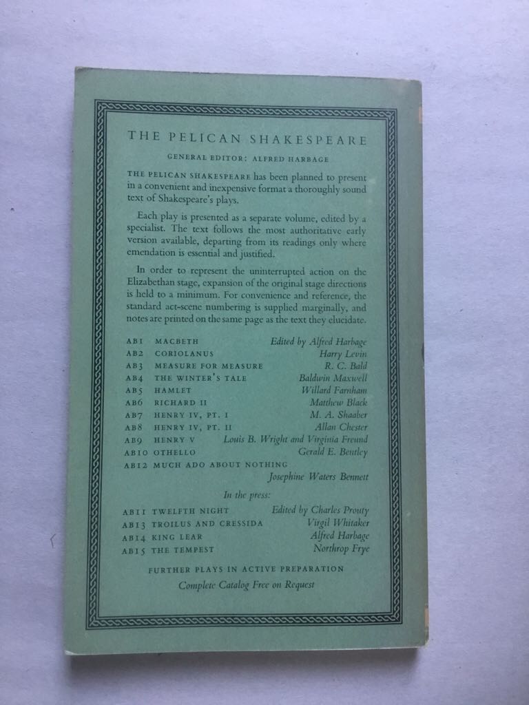 Much Ado About Nothing - William Shakespeare (Penguin Books) book collectible - Main Image 2