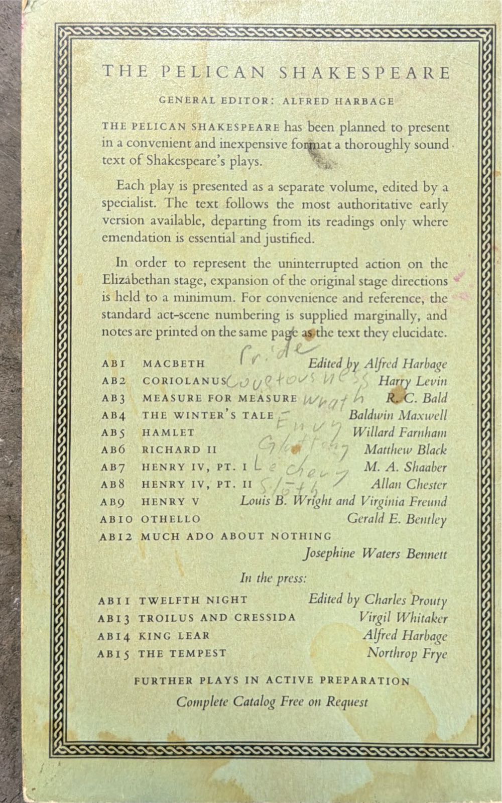 Much Ado About Nothing - William Shakespeare (Penguin Books) book collectible - Main Image 4