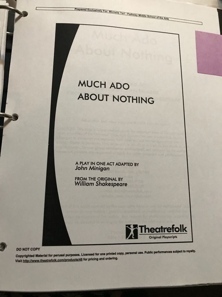Much Ado About Nothing - William Shakespeare (Theatrefolk) book collectible - Main Image 1