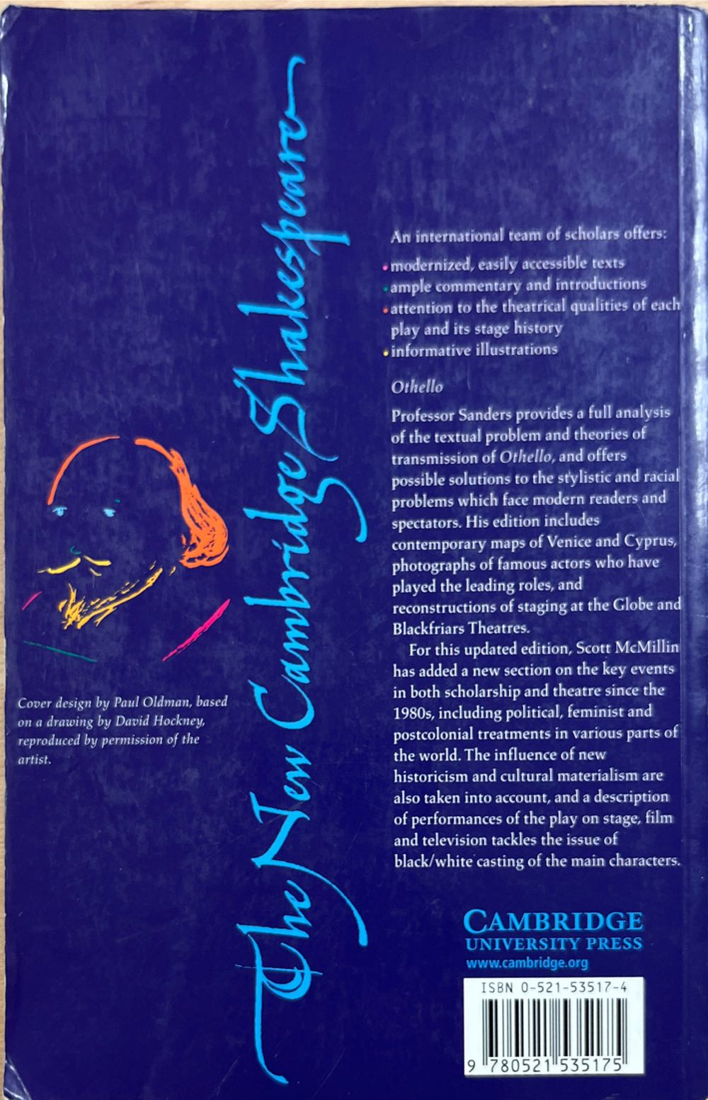 Othello - William Shakespeare (Cambridge University Press) book collectible [Barcode 9780521535175] - Main Image 2