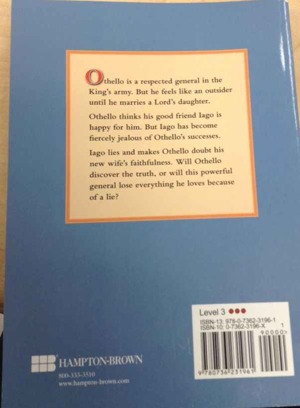 Othello  book collectible [Barcode 9780736231961] - Main Image 2