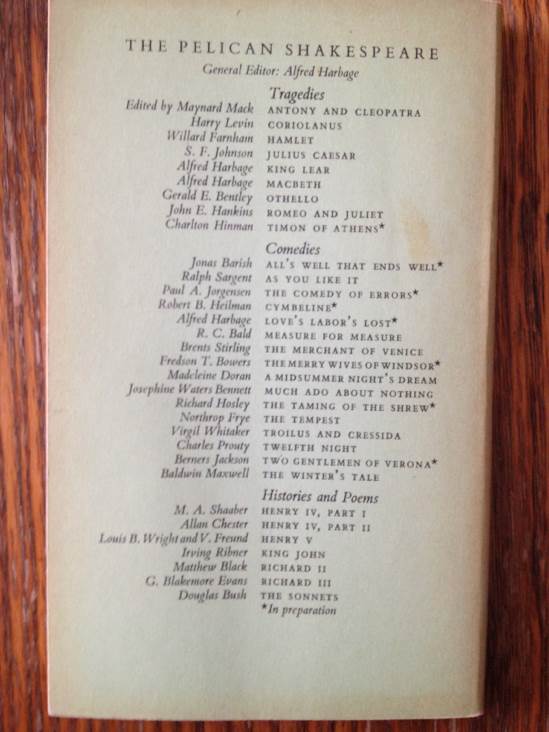 Othello (The Pelican Shakespeare - Paperback) book collectible - Main Image 2