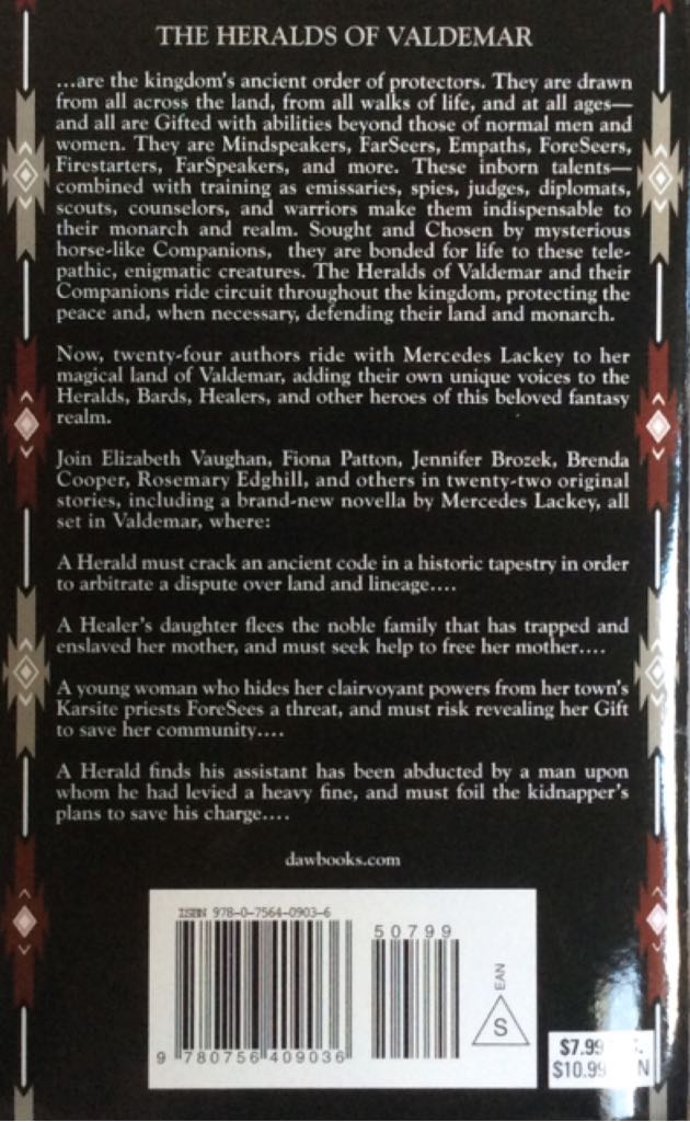 Tempest - Mercedes Lackey (Daw Books - Paperback) book collectible [Barcode 9780756409036] - Main Image 2