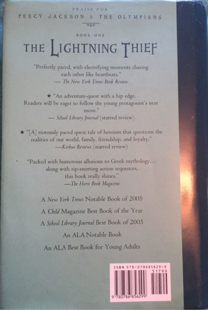 The Lightning Thief  book collectible - Main Image 2